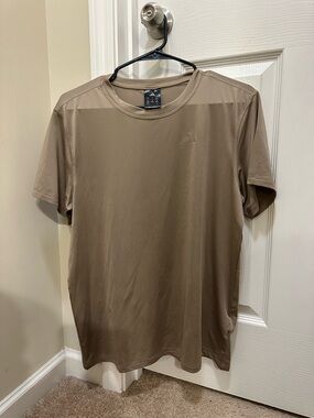 Performance Crew Neck T-Shirt - Brown